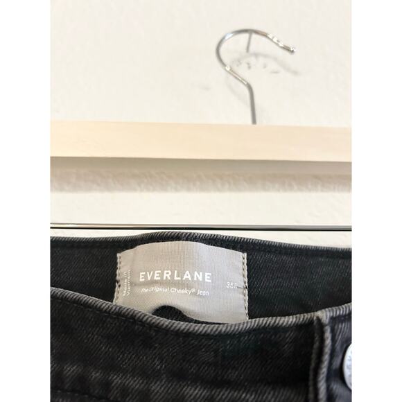 Everlane The Original Cheeky Jean in Washed Black 35R - Picture 5 of 8
